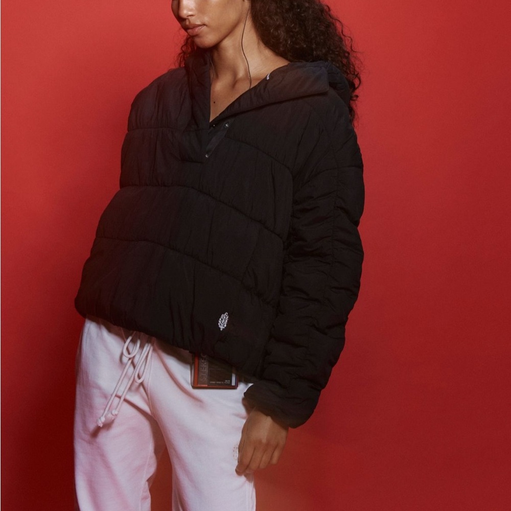 Free People Polly Puffer Pullover Jacket